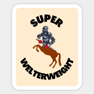 Super Welterweight Boxer Sticker